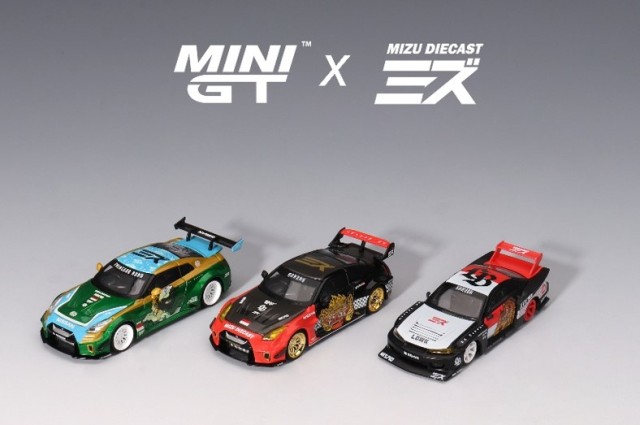 新品 MGT00650-R TSM MINI-GT x ミズ ダイキャスト 1/64 日産 LB