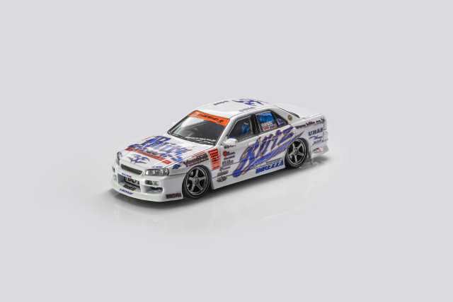 新品 Mortal 1/64 日産 スカイライン ER34 25GT-Turbo Drift Car