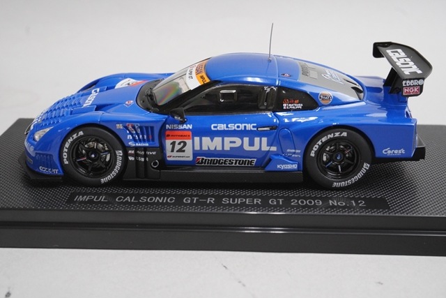1/43 ���֥� 44173 ���� ����ѥ� ���륽�˥å� GT-R �����ѡ�GT500 2009 #12