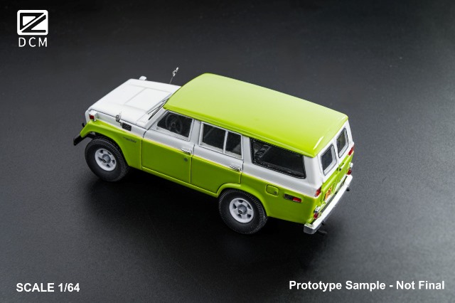 【大注目】 予約 DCM 1/64 Land Cruiser FJ55 Green White , Boost Gear ミニカー