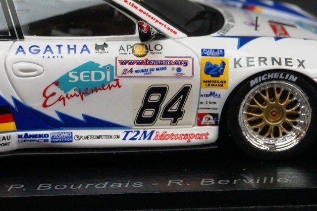 1/43 スパーク S5526 ポルシェ 911 996 GT3 RS-T2M Motorsport ルマン