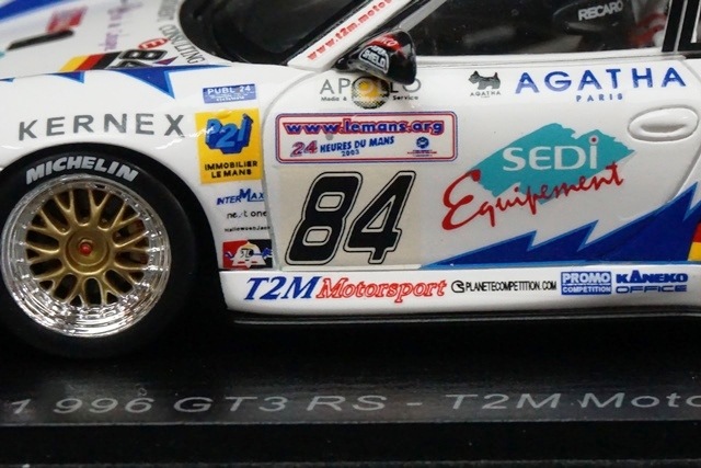 1/43 スパーク S5526 ポルシェ 911 996 GT3 RS-T2M Motorsport ルマン