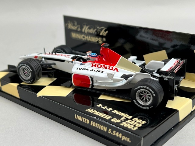 PMA 1/43 BAR ホンダ 005 佐藤琢磨 日本GP 1⁄43 PMA 005 2003&2004
