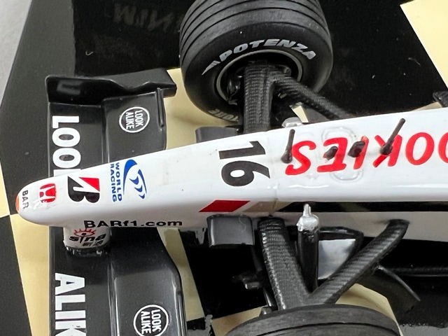 1/43 ミニチャンプス 400030116 B・A・R ホンダ 005 日本GP 2003 #16
