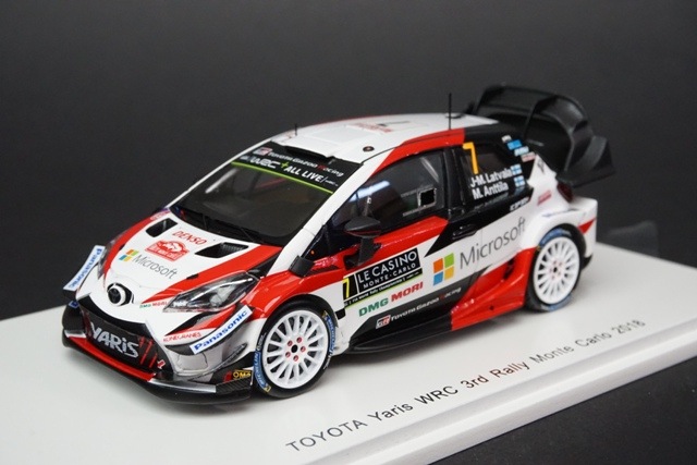 1/43 スパーク S5957 トヨタ ヤリス WRC TOYOTA GAZOO Racing WRT #7 3