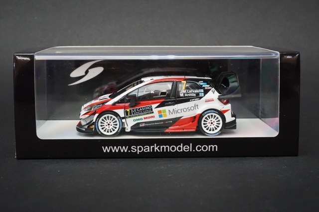 スパーク 1/43ヤリス WRC 2019 ポルトガル Spark スパーク 1/43 TOYOTA トヨタ Yaris ヤリス WRC 3rd
