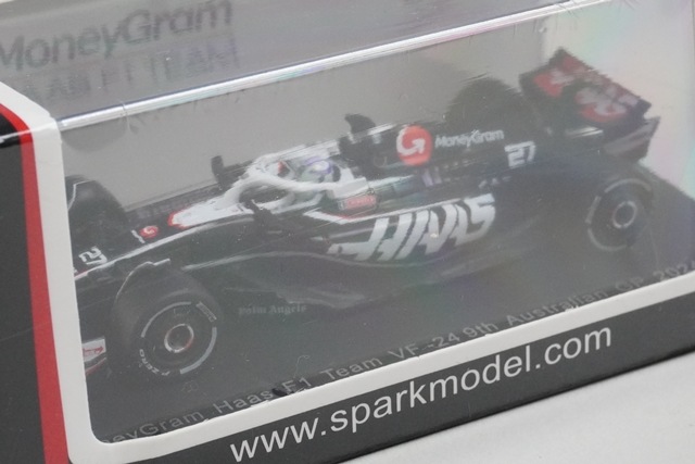 新品 Y379 スパーク Sparky 1/64 MoneyGram Haas F1 Team VF24