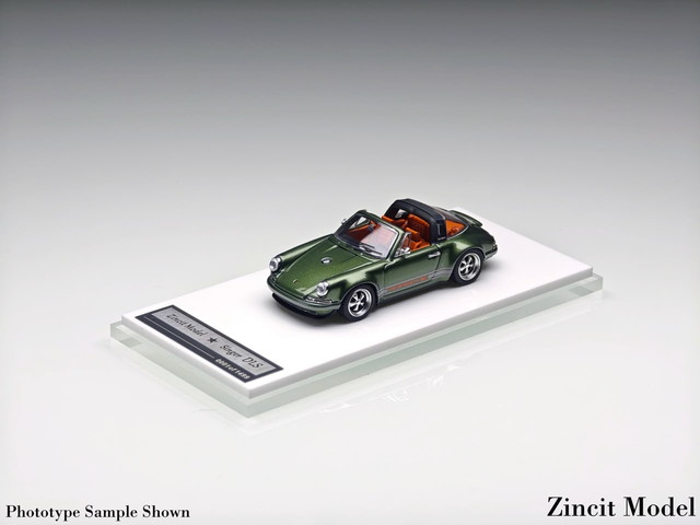 予約 Zincit Model 1/64 シンガー タルガ Singer Targa Oak Green