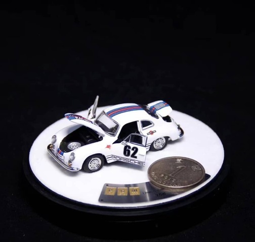 新品 PGM-640502 PGM 1/64 ポルシェ Porsche 356 ホワイト Martini