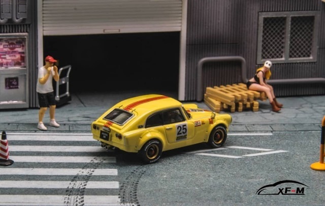 予約 LF Model x XF Model 1/64 ホンダ Honda S800 クーペ Outlaw改造