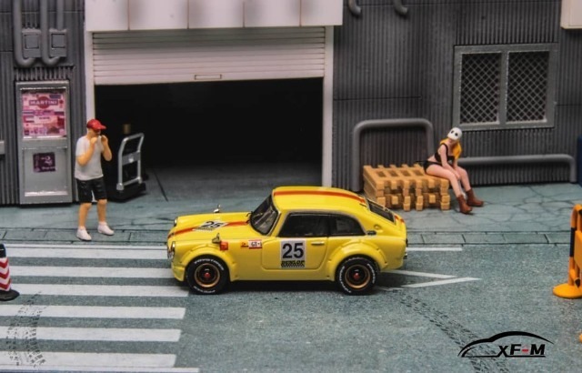 予約 LF Model x XF Model 1/64 ホンダ Honda S800 クーペ Outlaw改造