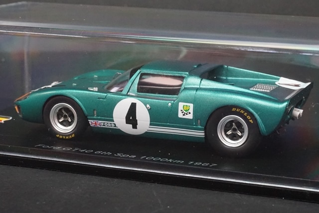 1/43 スパーク SB184 フォード GT40 6位 Spa 1000km 1967#4
