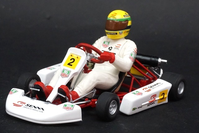 ミニチャンプス 1/18 A.セナ Kart Paris-Bercy 1993