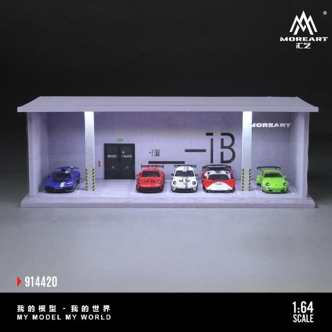 新品 MO914420 MoreArt 1/64 1B Underground Parking Scene 地下駐車場