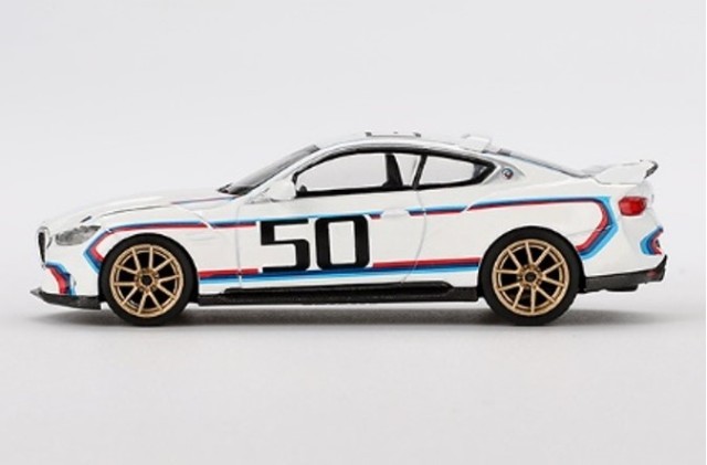 ミニカー mini gt HONDA BMW NISSAN 新品 MGT00863-R TSM MINI-GT 1/64 BMW 3.0 CSL ホワイト ( 右