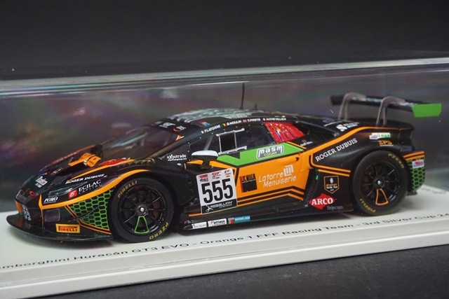 1/43 ѡ SB386 ܥ륮 饫 GT3 EVO Orange 1 FFF Racing Team Сå3 SPA24h 2020#555