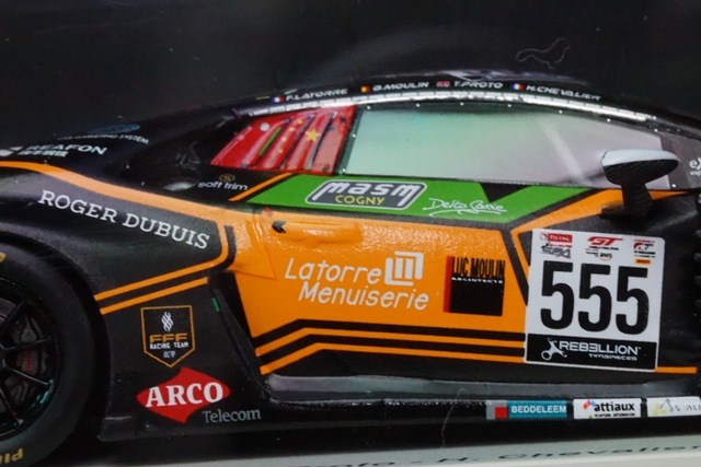 1/43 ѡ SB386 ܥ륮 饫 GT3 EVO Orange 1 FFF Racing Team Сå3 SPA24h 2020#555