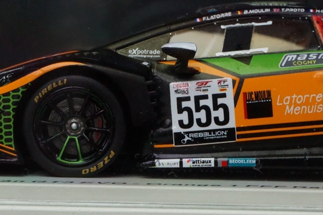 1/43 ѡ SB386 ܥ륮 饫 GT3 EVO Orange 1 FFF Racing Team Сå3 SPA24h 2020#555