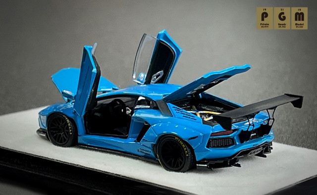 新品 PGM-640413A PGM 1/64 LBWK LP700-4 フルオープン BB Blue