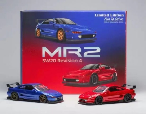   MicroTurbo ԡ 1/64 ȥ西 Toyota MR2 SW20 åɡ֥롼2楻å 599ĸ