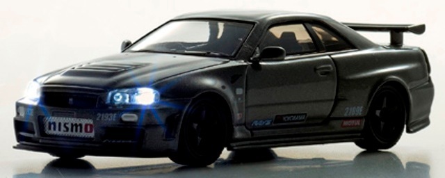 京商　NISMO スカイラインGTR 1/64 京商 1/64 [MOTN]シリーズ ニッサン スカイライン R34 GT-R