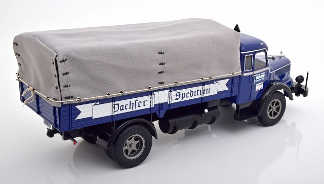 ROAD KINGS 1/18 KruppTitan SWL 80 ダークグレー 1:18 ROAD-KINGS Krupp Titan Swl80 Dachser Truck Canvas 1950
