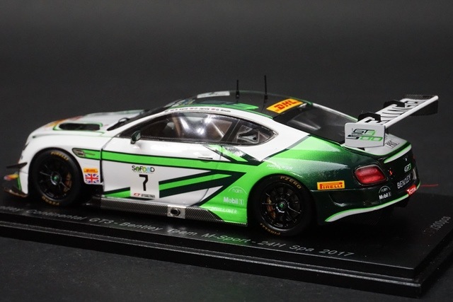 1/43 スパーク SB149 ベントレー Continental GT3 #7 24H SPA 2017
