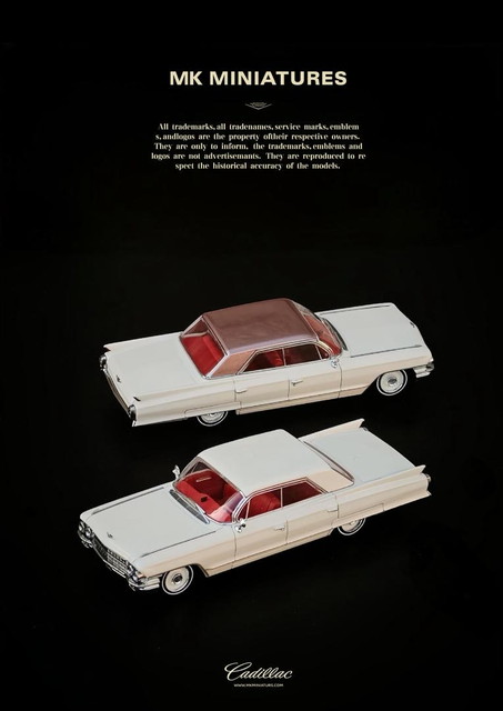 ミニカー milkcocoa 予約 MK Miniatures 1/64 キャデラック ドゥビル Cadillac DeVille