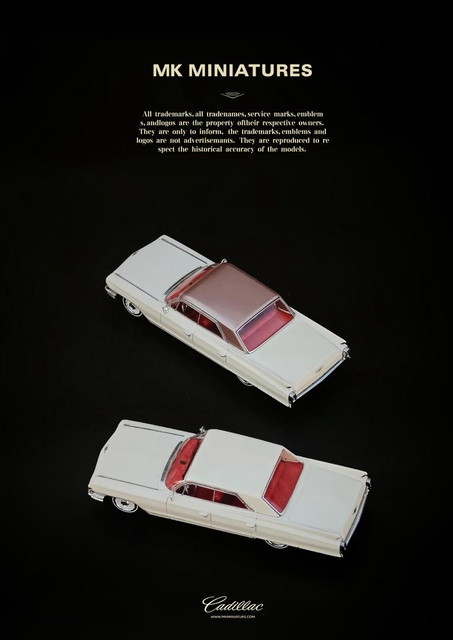 新品 MK Miniatures 1/64 キャデラック ドゥビル Cadillac DeVille