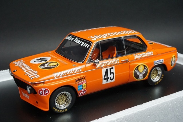 1/18 スパーク RS1802 BMW 2002 ノリスリンク H.Kelleners 1974#45