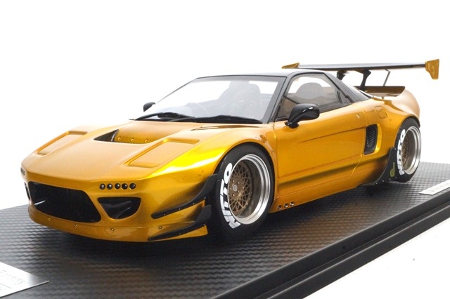 新品18B03-66 onemodel 1/18 ホンダ NSX Rocket Bunny クロム