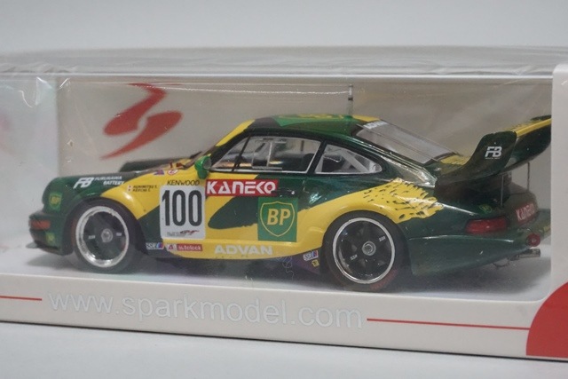 新品 SJ160 スパーク 1/43 ポルシェ BP OIL Porsche 964 RSR #100