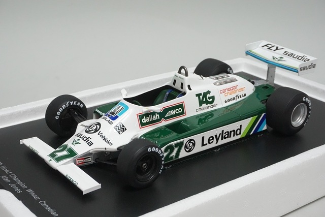 1/18 スパーク 18S117 ウィリアムズ FW 07B 世界チャンピオン 1980 #27