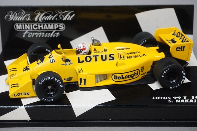 1/43 ミニチャンプス 430870011 ロータス 99T 1987 中嶋悟 #11, Boost