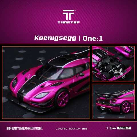 予約 TT644815 TimeTop x Time Model 1/64 ケーニグセグ Koenigsegg