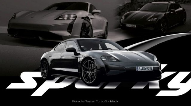 予約 YO64024 タイニー sparky 1/64 ポルシェ Porsche Taycan Turbo S