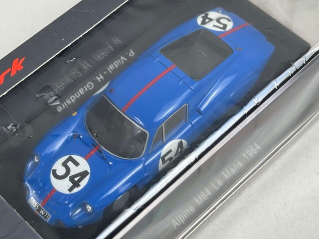 1/43 ���ѡ��� S5682 ����ԡ��� M64 �롦�ޥ� Le Mans 24H 1964 #54 P. Vidal / H. Grandsire