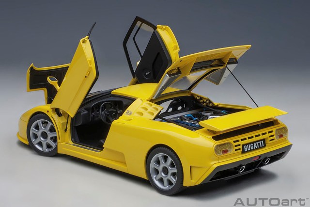Bugatti イエロー 1/18スケールミニカー AUTOart 1/18 ブガッティ EB110 SS （イエロー） 70918 | AUTO