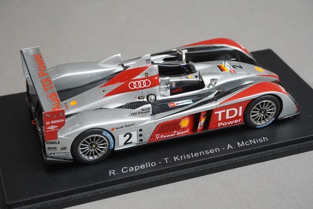 スパーク 1/43 アウディ R15 TDI LM2009 No.2 1/43 スパーク S0682 アウディ R10 TDI スポーツ 北アメリカ ルマン