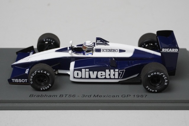 1/43 スパーク S7106 ブラバム BT56 メキシコGP 3rd 1987 #7 R