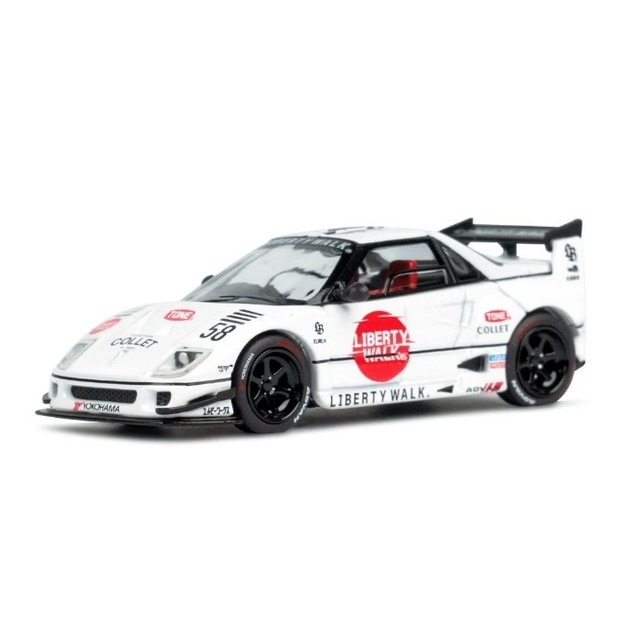 新品 MC266-WHHI TSM MINI-GT 1/64 マツダ Mazda AZ-1 Liberty Walk