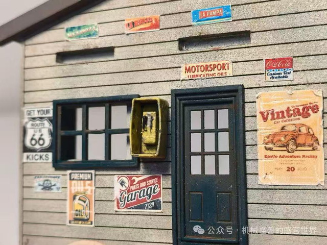 予約 Liberty64 1/64 ジオラマ 倉庫 ガソリンスタンド Miniature Gas