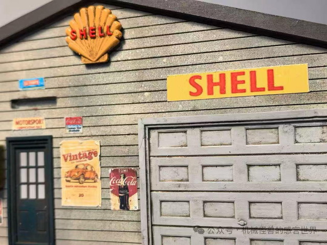 予約 Liberty64 1/64 ジオラマ 倉庫 ガソリンスタンド Miniature Gas