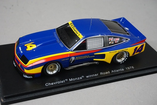 1/43 スパーク S0860 シボレー モンツァ ロードアトランタ 優勝 1976