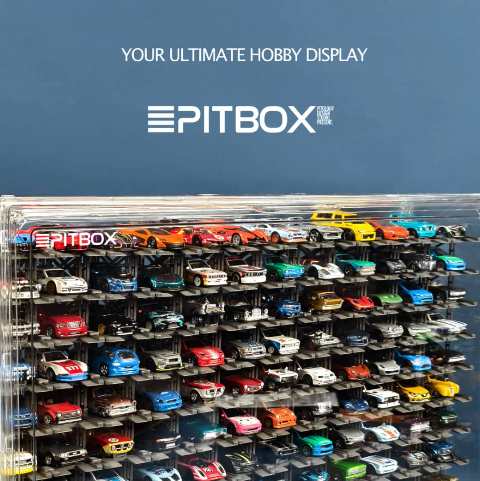 予約 Pitbox 1/64 120 Bays Display Box ディスプレイケース 120台収納