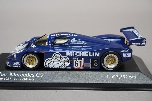 1/43 �ߥ˥����ץ� 432871061 �����С� ��륻�ǥ� C9 �����ѡ����å� 1987 #61