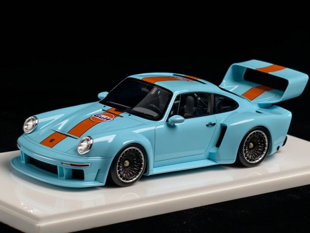 予約 MCM 1/18 ポルシェ Porsche Singer DLS Turbo Gulf Low