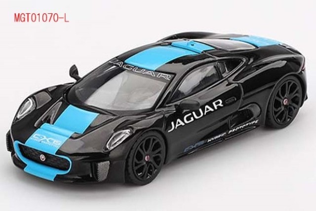 新品 MGT01070-L TSM MINI-GT 1/64 ジャガー C-X75 ブラック (左