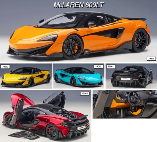 ���� 76084 �����ȥ����� 1/18 �ޥ��顼��� McLAREN 600LT �ʥ���󥸡������ܥ󡦥롼�ա� 