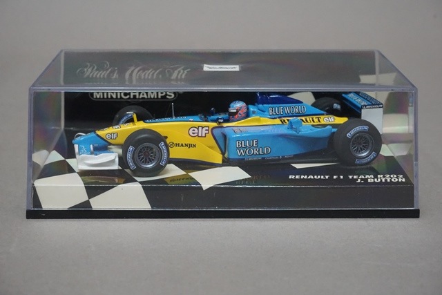 1/43 ミニチャンプス 400020015 ルノー F1チーム R202 #15 J.バトン